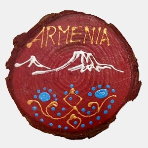 Wooden Magnet Armenia