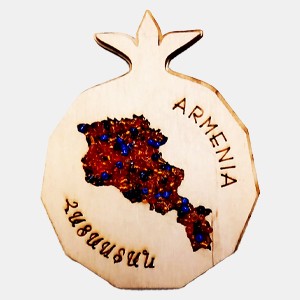 Wooden Magnet Armenia