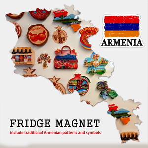 Wooden Magnet Armenia