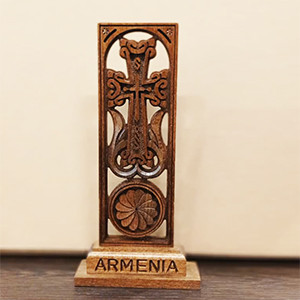 Khachkar Armenian cross 24 X 11.5 cm