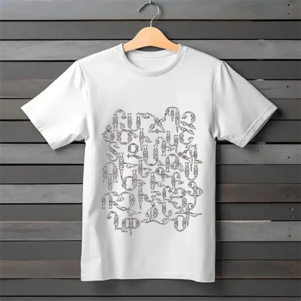 Armenian Alphabet T-Shirt White