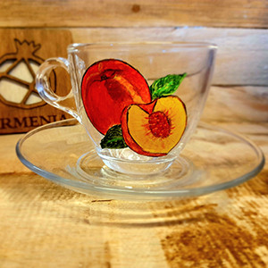 Tea Cup Armenian Heritage hand painted