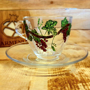 Tea Cup Armenian Heritage hand painted