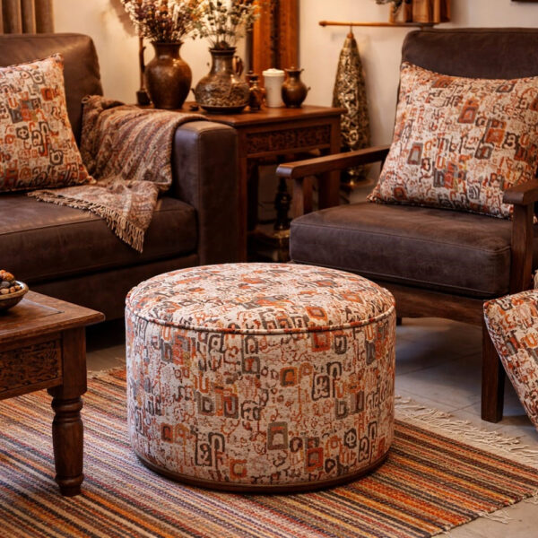 Pouffe bench sitting stool for living room