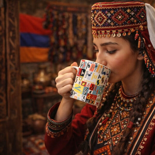 Mug Armenian alphabet