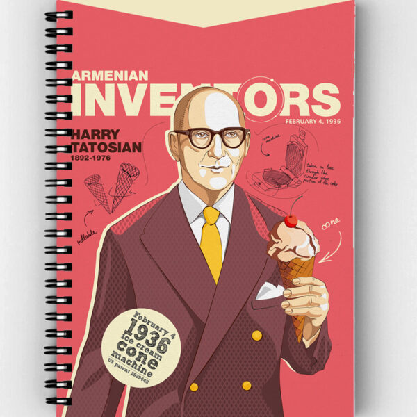 Armenian Inventors " Harry Tatosian " Notebook