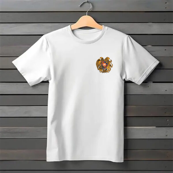 Armenian T-Shirt Armenian Zinaneshan White