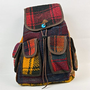 Armenian, Handmade Kilim wool woven Backpack