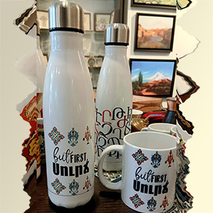 Stainless Bottle But First "Սուրճ"