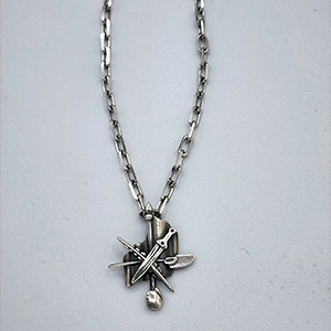 Armenian Silver Zinanshan Symbol Pendant