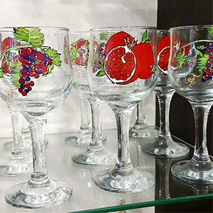 Wine Glasses Hand painted