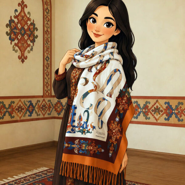 Armenian Scarf Armenian birdletter