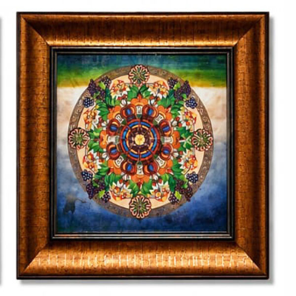 Canvas Art Print “Armenian Mandala” 40 x 40 cm